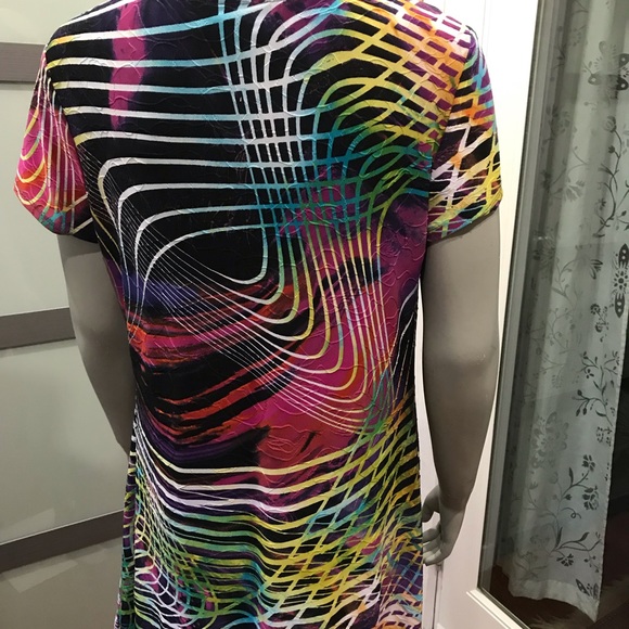 Multi coloured and black top - Picture 3 of 4